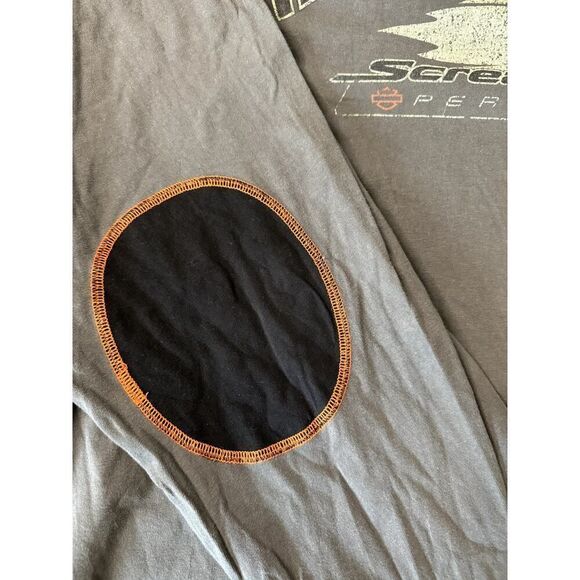 Men's Harley Davidson Long Sleeve Screaming Eagle Grey 3XL - Picture 5 of 6